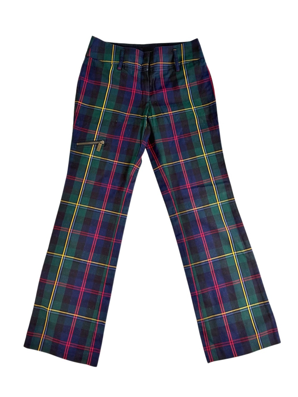 Vintage Tommy Hilfiger Y2K Plaid Flare Trousers Like New Size 2